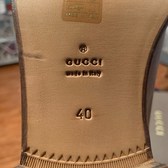 Authentic Gucci calf length boots. The calf area will only fit small legs. - Picture 8 of 8